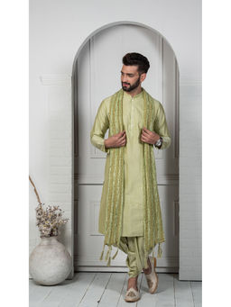 KISAH - Men Green Dupatta