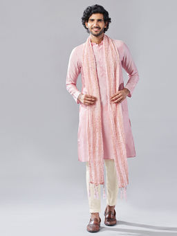 KISAH - Men Pink Dupatta