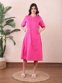 etre comfortwear - Denver Dress With Stitch Detailing