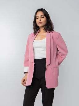 PRET PITAARA - Pink Light Weight Blazer