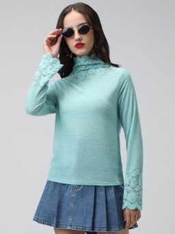 SHOWOFF - Women's Turquoise Top