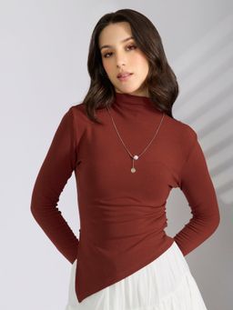 SHOWOFF - Women's Brown Top
