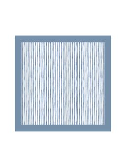 Faaya Gifting - Brittany Printed Table Blue Napkins (Pack of 4)