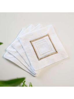Faaya Gifting - Champagne Thread Coasters (Pack of 4)