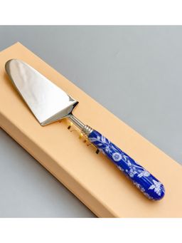 Faaya Gifting - Royal Malabar Single Blue Cake Server