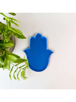 Faaya Gifting - Hamsa Blue Platter