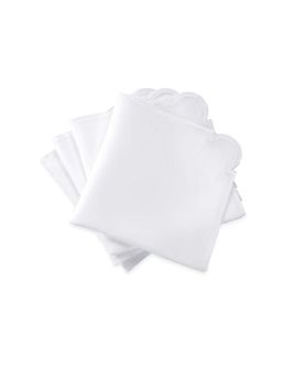 Faaya Gifting - Ivory Shadow Portico Table White Napkins (Pack of 4)
