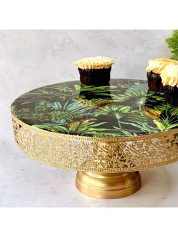 Faaya Gifting - Amazonia Night Metal Cake Stand