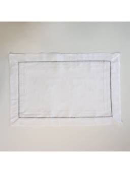 Faaya Gifting - Moonline Table Heritage White Table Mats (Pack of 4)