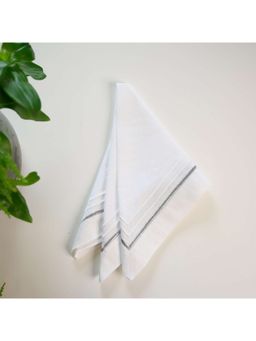 Faaya Gifting - Moonline Heritage Table White Napkins (Pack of 4)