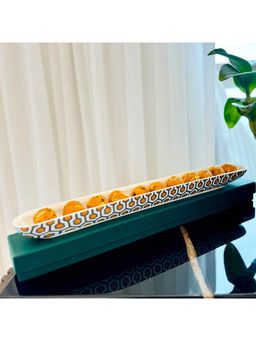 Faaya Gifting - Ela Oval Orange Platter