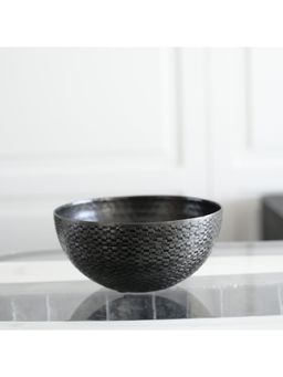 Faaya Gifting - Uma Round Black Serving Bowl