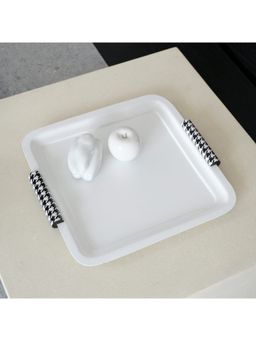 Faaya Gifting - Uma Square Serving White Tray