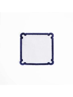 Faaya Gifting - Midnight Trim Portico Cocktail Navy Blue Napkins (Pack of 4)