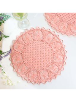 Faaya Gifting - Rosewood Raffia Mat (Pack of 2)