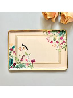 Faaya Gifting - Windsor Bloom Metal Rectangle Tray