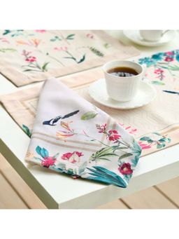Faaya Gifting - Windsor Bloom Printed Table Napkins (Pack of 4)