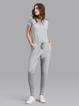 Beverly Hills Polo Club - Grey Kicked Back Jumpsuit