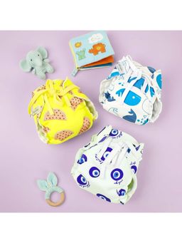 Snugkins - 100% Cotton Langot - Nappies for Newborn Babies (Pack of 3)