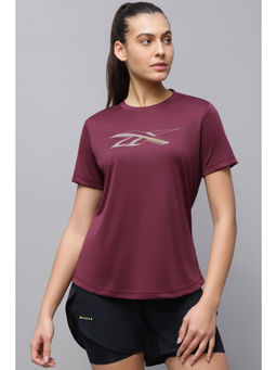 Reebok - Women Wine T-Shirt