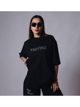 HOP HEAD - Black Cotton Blend Crew Neck T-Shirt