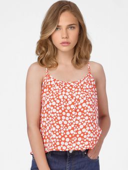 ONLY - Women Printed Red Top
