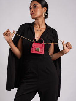 EASTHIDE - Gigi Mini Fuchsia Sling And Cross Bags