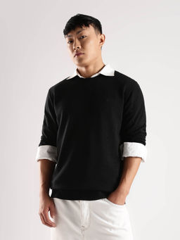 Calvin Klein - Solid Regular Fit Cotton Sweater