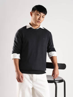 Calvin Klein - Solid Regular Fit Cotton Sweater
