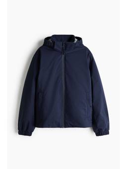H&M - Boys Navy Blue Padded Rain Jacket with Stormmove