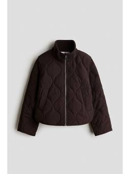 H&M - Girls Brown Quilted Jacket