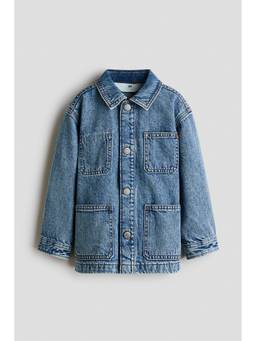 H&M - Boys Blue Cotton Denim Overshirt