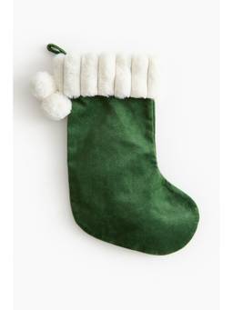 H&M - Kids Green Christmas Stocking