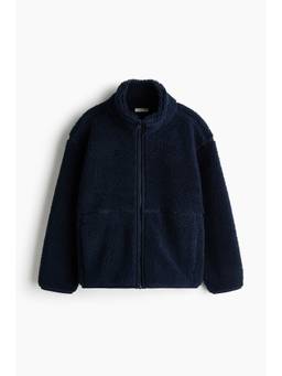 H&M - Boys Navy Blue Warming Sports Teddy Jacket