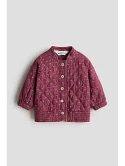 H&M - Girls Pink Quilted Cotton Jacket