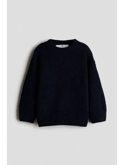 H&M - Boys Navy Blue Chenille Jumper