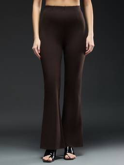 Globus - Brown Solid/Plain Leggings