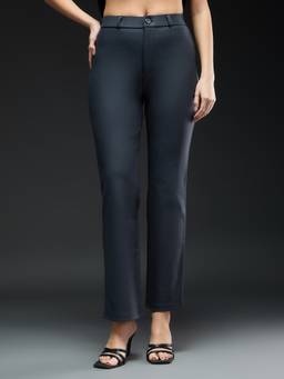 Globus - Grey Solid/Plain Trouser