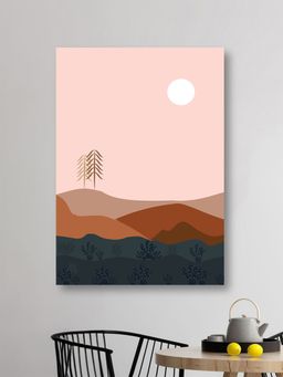 Nestroots - Golden Hour Dreamscape Wall Painting