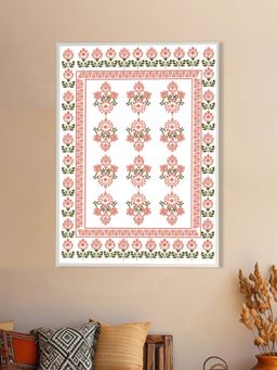 Nestroots - A Royal Welcome In Orange Splendor Wall Painting