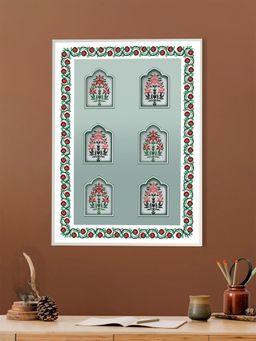 Nestroots - Mughal Marvels In Green Wall Painting