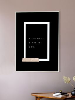 Nestroots - Limitless Inspiration Framed Canvas Art Motivation Inspirational Wall Painting