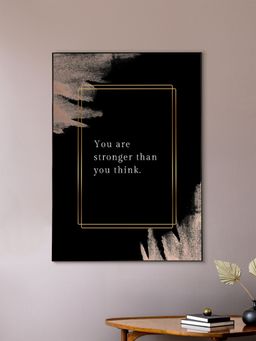 Nestroots - Strength Ind Canvas Art Motivation Inspirational Quotes Printed Wall Painting