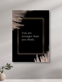 Nestroots - Strength Ind Canvas Art Motivation Inspirational Quotes Printed Wall Painting