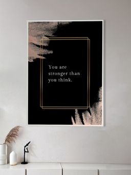 Nestroots - Strength Ind Canvas Art Motivation Inspirational Quotes Printed Wall Painting