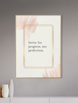 Nestroots - Prosperity Canvas: Elegant Wall Art Motivation Inspirational Wall Painting
