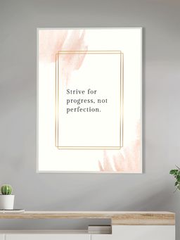Nestroots - Prosperity Canvas: Elegant Wall Art Motivation Inspirational Wall Painting