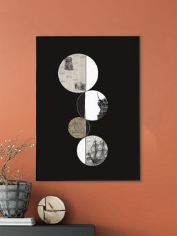 Nestroots - Modern Circle Canvas Wall Art Printed Wall Painting