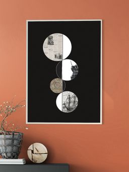 Nestroots - Modern Circle Canvas Wall Art Printed Wall Painting