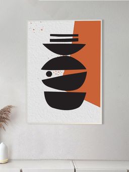 Nestroots - Elegant Art Of Bowl Canvas Wall Art Abstract Painting